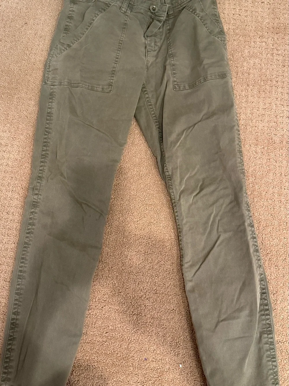 Women's Olive Green Utility Pants